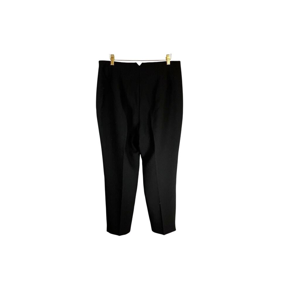 Nine West Black Pants Slim Tapered Hi Rise Womens 8 Tailored Style Stretch NWT